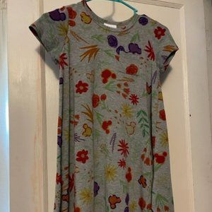 LuLaRoe Girl's Hidden Mickey Disney Scarlett Dress Size 8